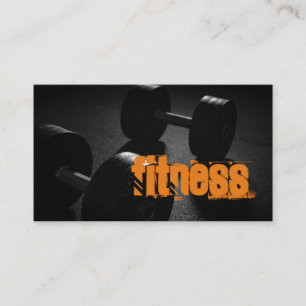 Fitness Personal Trainer Business Card