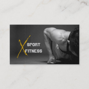 Fitness, Personal Trainer, Business Card