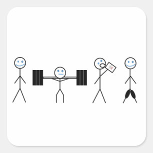 Fitness Personal Trainer Coach Sticker