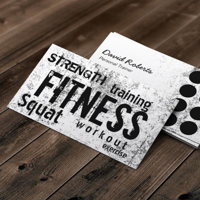 Fitness Personal Trainer Grunge Loyalty Punch (Creator Uploaded)