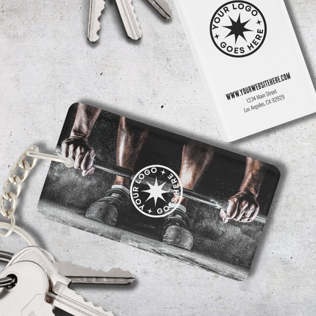 Fitness Personal Trainer Gym Key Ring (Fitness Exercise Weightlifter Personal Trainer Gym Keychain)