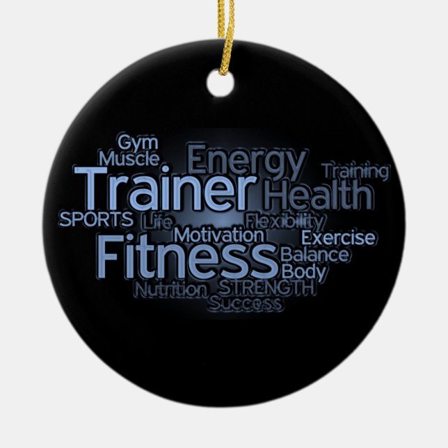 Fitness/Personal Trainer Ornament (Front)
