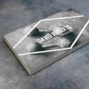 Fitness Personal Trainer Workout Professional Business Card