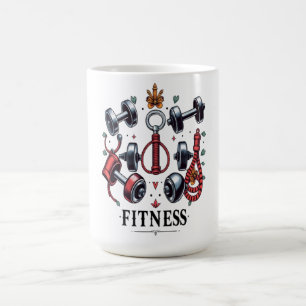 Fitness Power – Strength, Energy & Dedication Coffee Mug