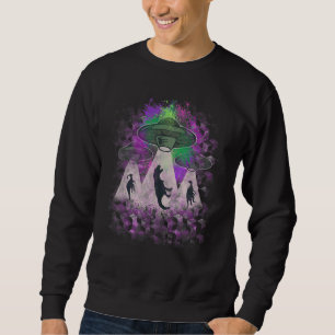 Fitness Psychedelic Artwork Goa Tech Astronaut Spa Sweatshirt