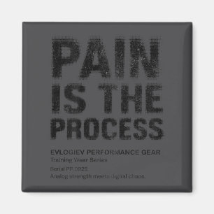 Fitness Quote Y2k Gym Training Back Print Yoga Srt Magnet