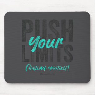 Fitness Quote Y2k Gym Training Back Print Yoga Srt Mouse Pad
