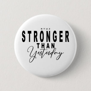 Fitness Quote Y2k Gym Training Ck Print Yoga Sport 6 Cm Round Badge