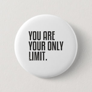 Fitness Quote Y2k Gym Training Ck Print Yoga Sport 6 Cm Round Badge