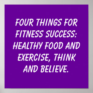 Fitness Quotes Poster