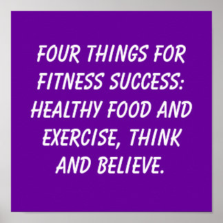 Fitness Quotes Poster