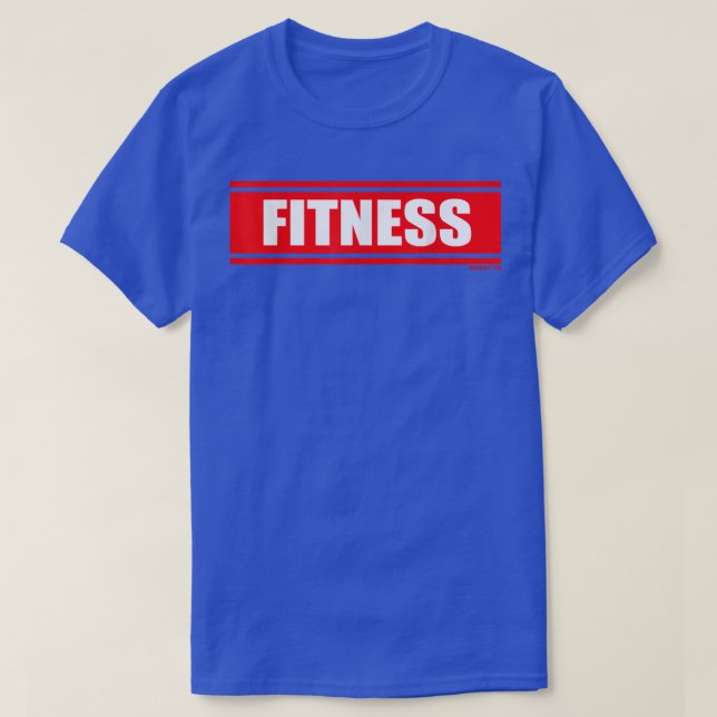 Fitness Red Gym Fitness Workout Gym Saying Motivat T-Shirt (Design Front)