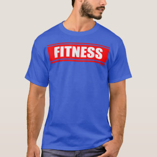 Fitness Red Gym Fitness Workout Gym Saying Motivat T-Shirt