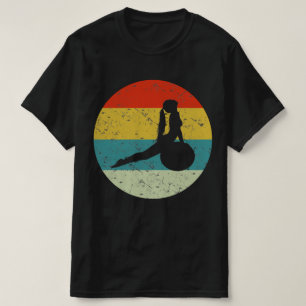 fitness retro vintage silhouette 70s T-Shirt