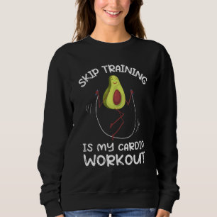 Fitness Roping   Jumping Rope Skipping   Avocado Sweatshirt