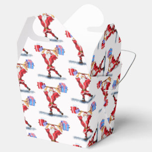 Fitness Santa Christmas Gift or Favour Boxes