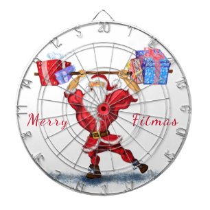 Fitness Santa Dart Board