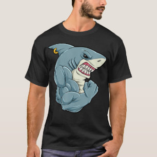 Fitness Shark At The Gym Training Men Women Kid T-Shirt