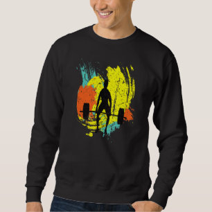Fitness Sports Barbell Gym Kettlebell Workout Sweatshirt