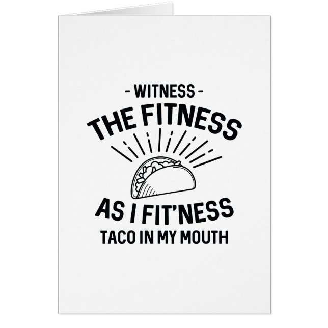 Fitness Taco (Front)