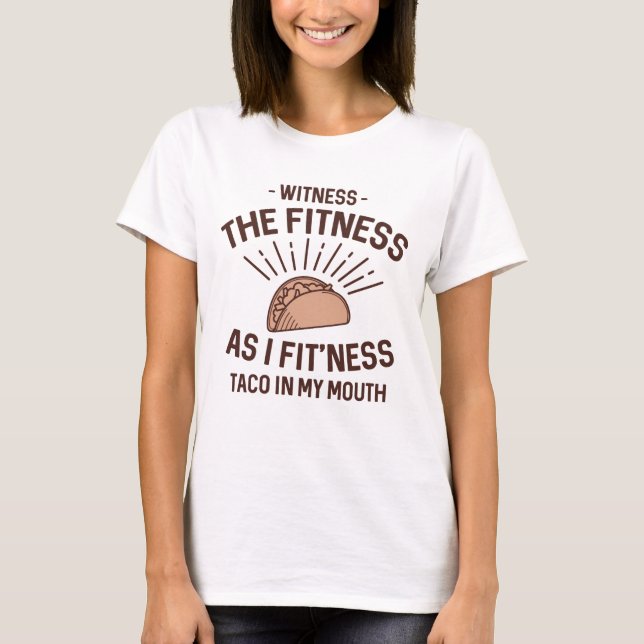Fitness Taco T-Shirt (Front)
