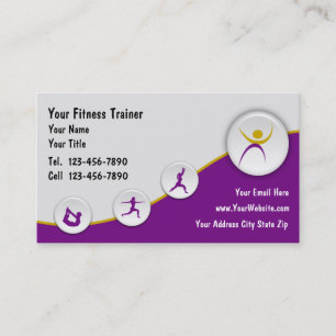Fitness Trainer Business Cards
