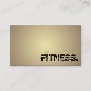 Fitness Trainer - Business Cards