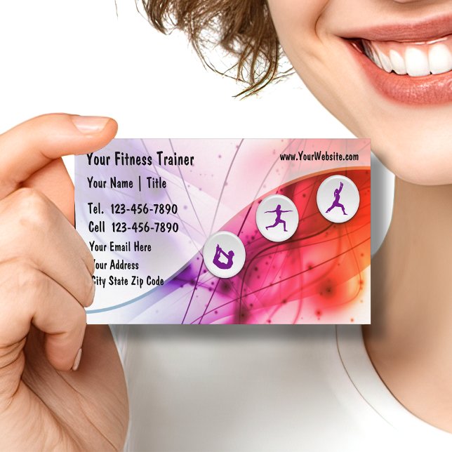 Fitness Trainer Business Cards (Creator Uploaded)