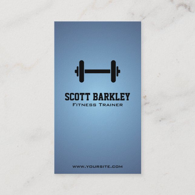 Fitness Trainer - Business Cards (Front)