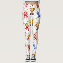 Fitness Trophies Medals Ribbons Pattern