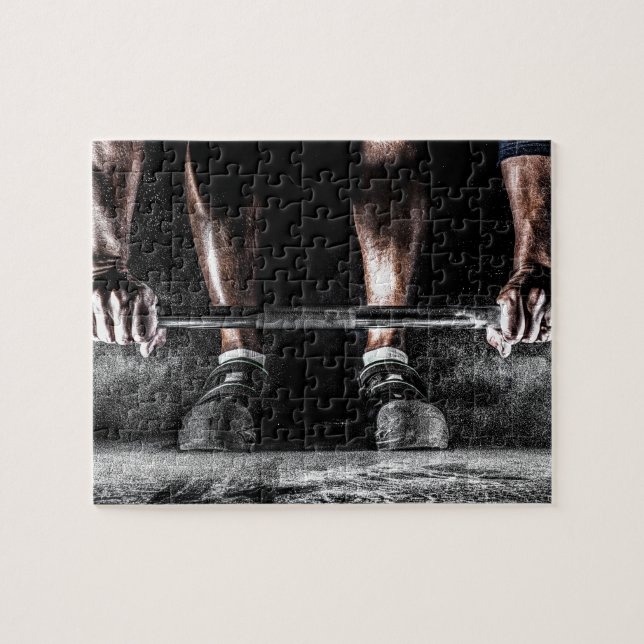 Fitness Weightlifting Gym Workout Jigsaw Puzzle (Horizontal)