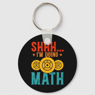 Fitness Weightlifting Workout Training Shhh I’m Do Key Ring