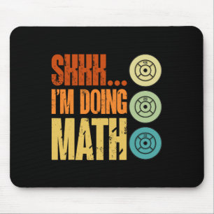 Fitness Weightlifting Workout Training Shhh I’m Do Mouse Pad