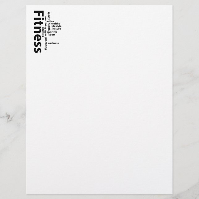Fitness words (Front)