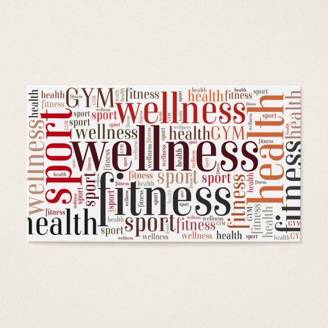 Fitness words (Front)
