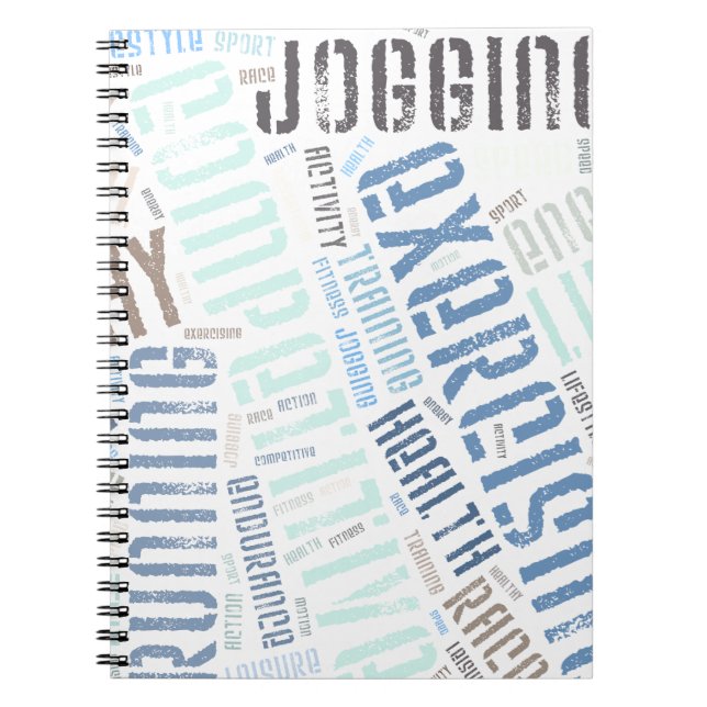 Fitness words notebook (Front)