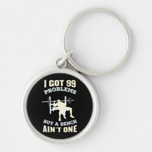 Fitness Workout Bodybuilding Key Ring
