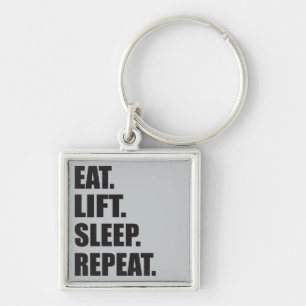 Fitness Workout Gym Motivation Key Ring