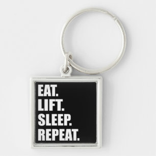 Fitness Workout Gym Motivation Key Ring