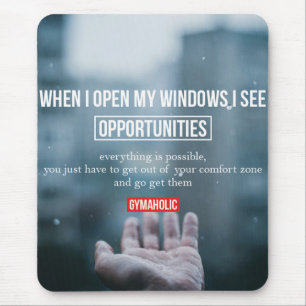 Fitness Workout Gym Motivation Mouse Pad