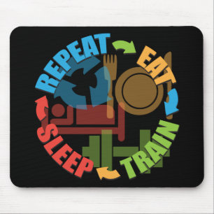 Fitness Workout Gym Motivation Mouse Pad
