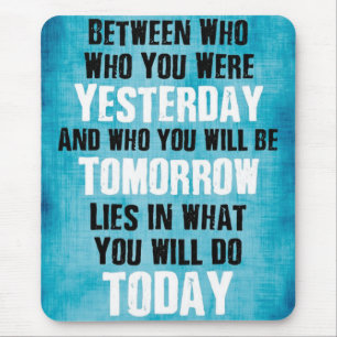 Fitness Workout Gym Motivation Mouse Pad