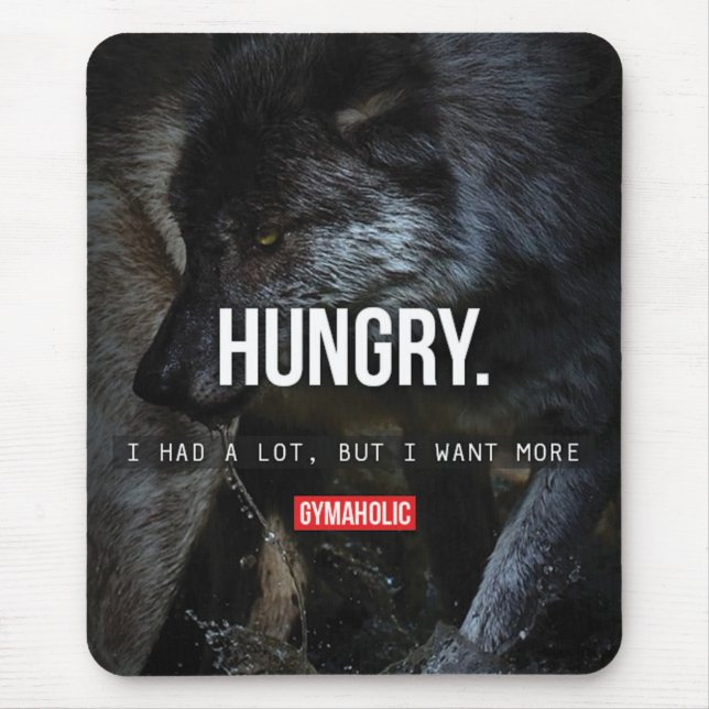 Fitness Workout Gym Motivation Mouse Pad (Front)