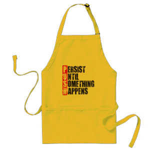 Fitness Workout Gym Motivation - Push Standard Apron