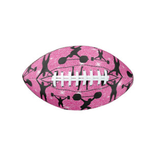 Fitness Workout Gym Sport Pink Glitter Football