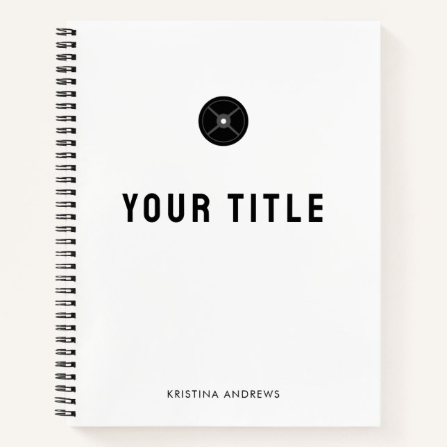 Fitness Workout Health Journal Men Women (Front)