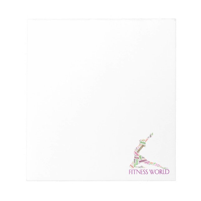 Fitness world notepad (Front)