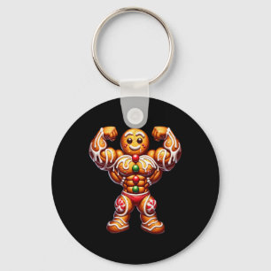 Fitness X-mas Holiday Bodybuilding Men Women Tees Key Ring