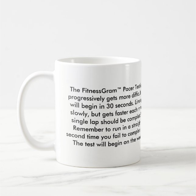 FitnessGram Mug (Left)