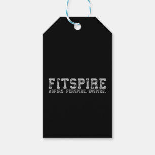 Fitspire - Aspire, Perspire, Inspire - Workout Gift Tags